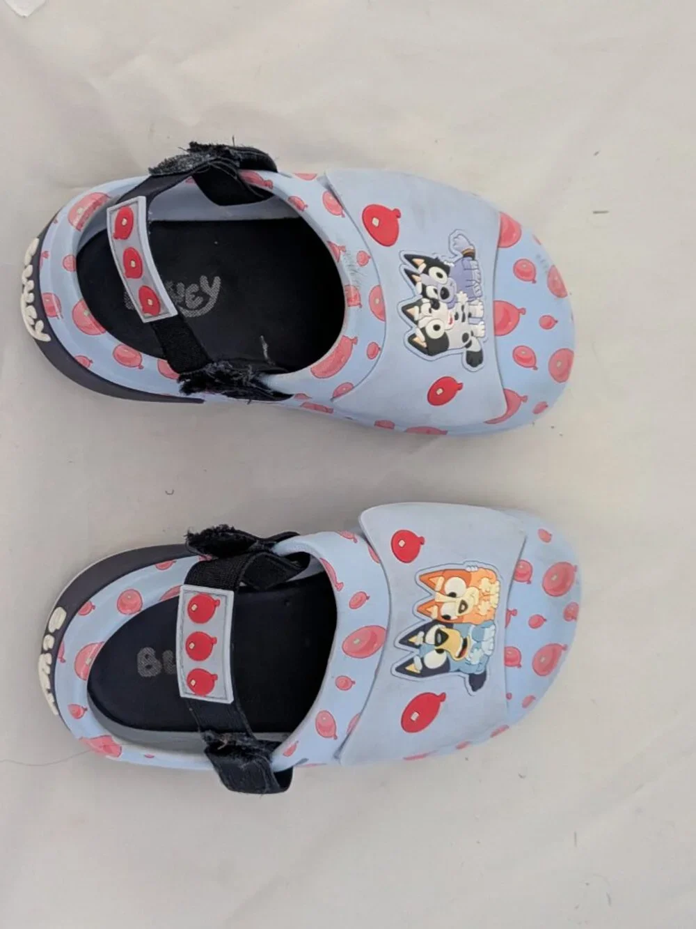 Ground Up Bluey Bingo Molded Toddler Slide-in Clogs Size 11